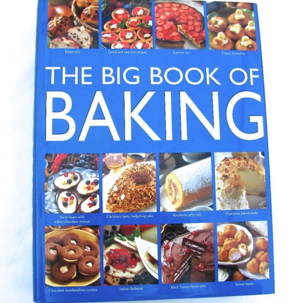 Big Book of Baking Cookbook by Carla Bardi 2005 McRae Books Italy HBDJ Like New